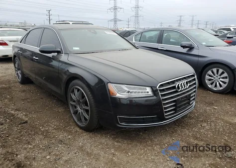 2015 Audi A8 L Quattro z USA, uszkodzony, nr VIN WAU32AFD9FN039427